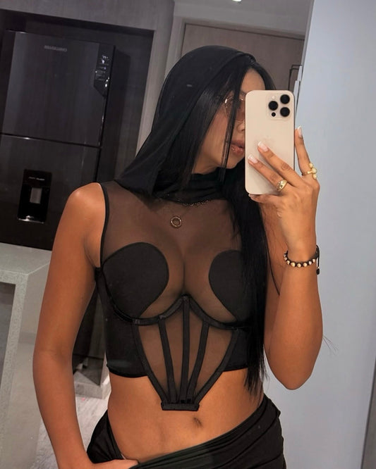 Corset con chompa